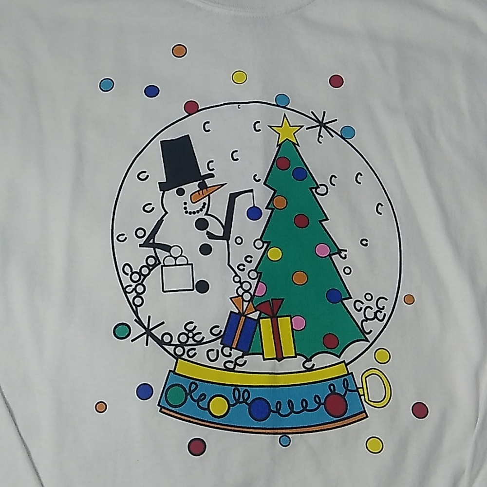 Christmas Blouse White XL
